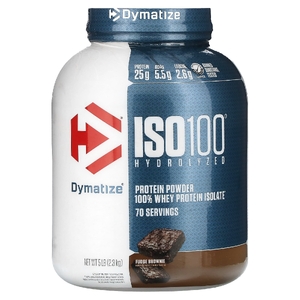 Dymatize, гидролизованный изолят сывороточного протеина, со вкусом брауни с помадкой, 2,3 кг (5 фунтов)