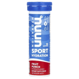 Nuun, напиток с шипучими электролитами, фруктовый пунш, 10 таблеток
