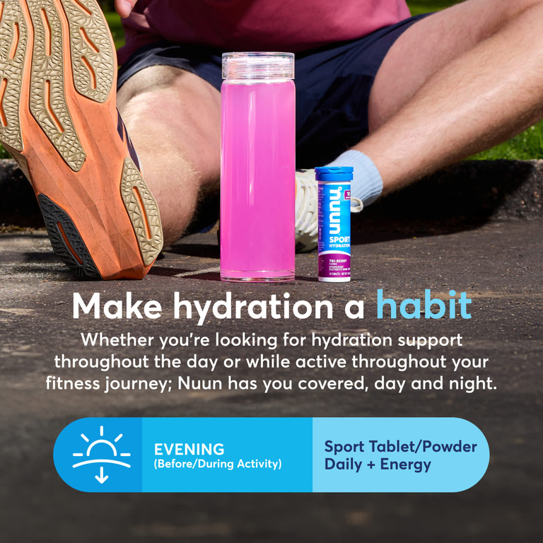 Nuun, напиток с шипучими электролитами, фруктовый пунш, 10 таблеток