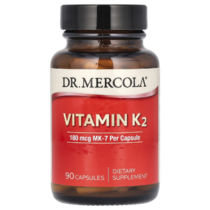 Dr. Mercola, Витамин K2, 180 мкг, 90 капсул