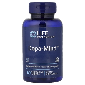 Life Extension, добавка для повышения уровня дофамина, 60 вегетарианских таблеток