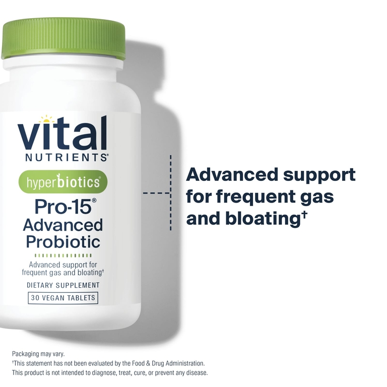 Vital Nutrients, пробиотики с улучшенной устойчивостью, 30 веганских таблеток