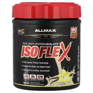 ALLMAX, чистый изолят сывороточного протеина, со вкусом ванили, 425 г (0,9 фунта)
