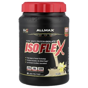 ALLMAX, чистый изолят сывороточного протеина, ваниль, 907 г (2 фунта)