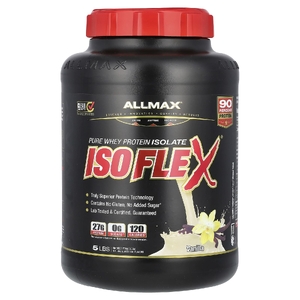 ALLMAX, чистый изолят сывороточного протеина, ваниль, 2,27 кг (5 фунтов)