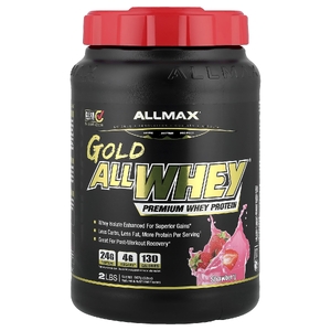 ALLMAX, сывороточный протеин, со вкусом клубники, 907 г (2 фунта)