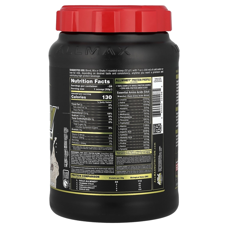 ALLMAX, сывороточный протеин, печенье и сливки, 907 г (32 унции)