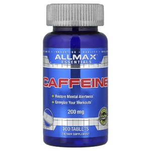 ALLMAX, кофеин, 200 мг, 100 таблеток