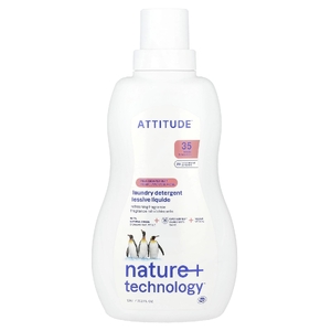 ATTITUDE, Средство для стирки, розовый грейпфрут, 35 загрузок, 1,05 л (35,5 жидк. унц.)