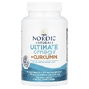 Nordic Naturals, омега-3 + куркумин, 60 желатиновых капсул