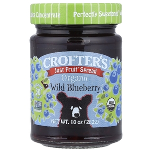 Crofter's Organic, органический спред Just Fruit®, дикорастущая голубика, 283 г (10 унций)