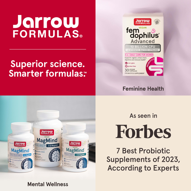 Jarrow Formulas, веганские пробиотики для женщин, 1 млрд КОЕ, 60 растительных капсул