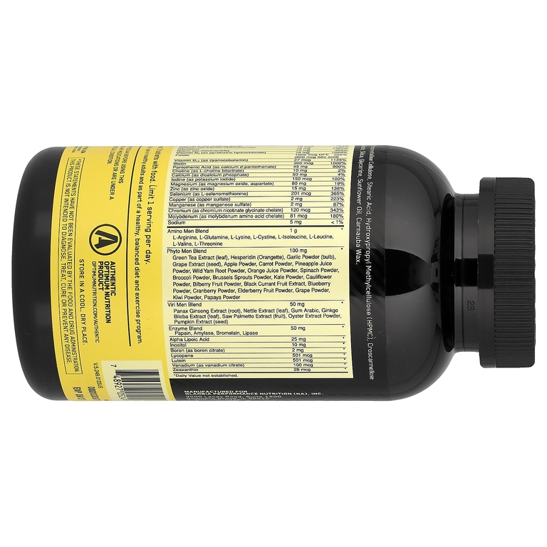 Optimum Nutrition, мультивитамины для активных мужчин, 240 таблеток
