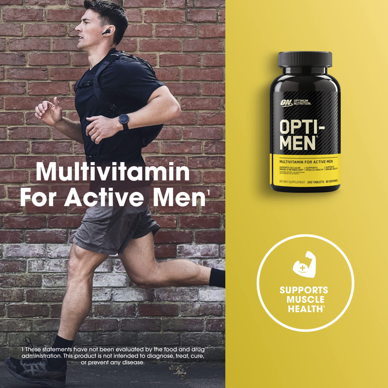 Optimum Nutrition, мультивитамины для активных мужчин, 240 таблеток
