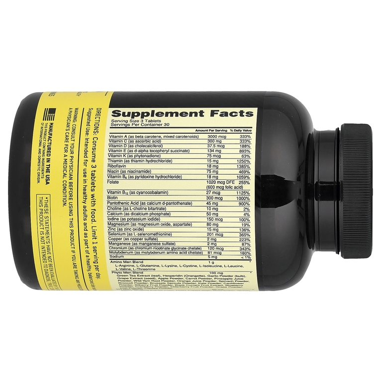 Optimum Nutrition, мультивитамины для активных мужчин, 90 таблеток