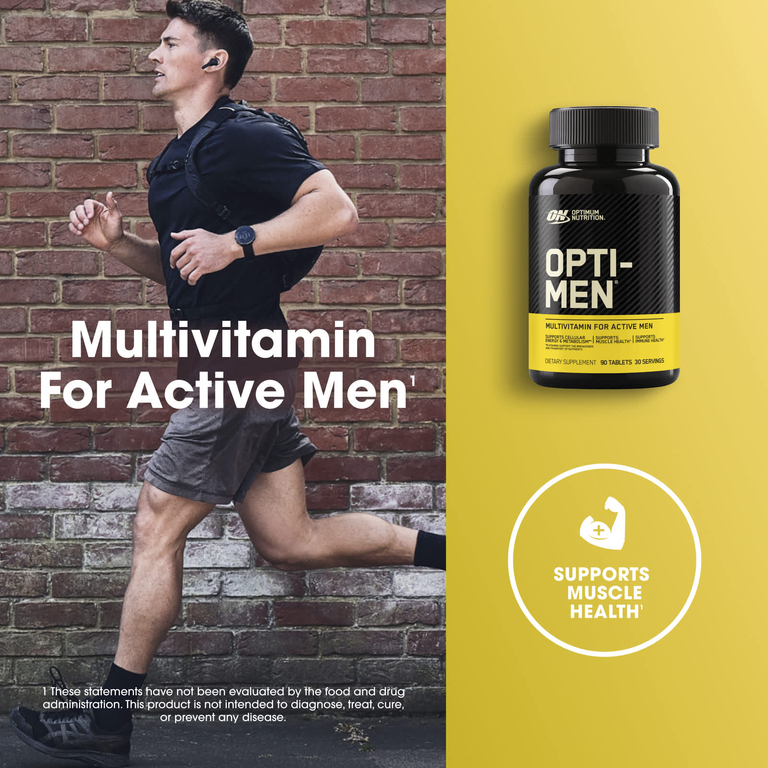 Optimum Nutrition, мультивитамины для активных мужчин, 90 таблеток