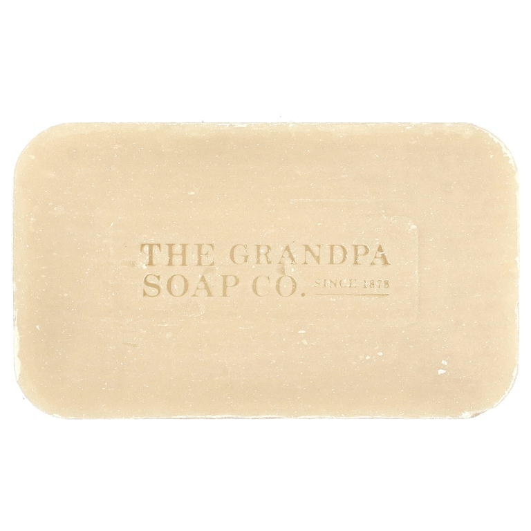 The Grandpa Soap Co., кусковое мыло, для лица и тела, английская соль, 120 г (4,25 унции)