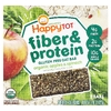 Happy Family Organics, овсяный батончик с клетчаткой и протеином, для детей от 2 лет, органические яблоки и шпинат, 5 батончиков по 25 г (0,88 унции)