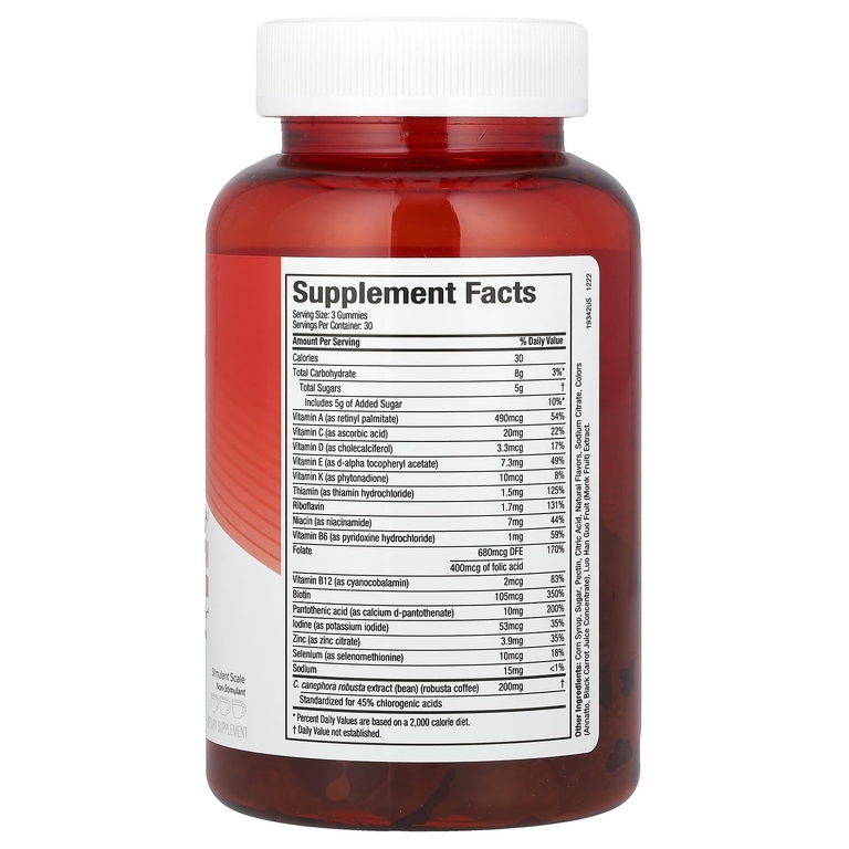 Hydroxycut, Жевательные мармеладки для снижения веса с мультивитаминами, фруктовые, 90 жевательных таблеток