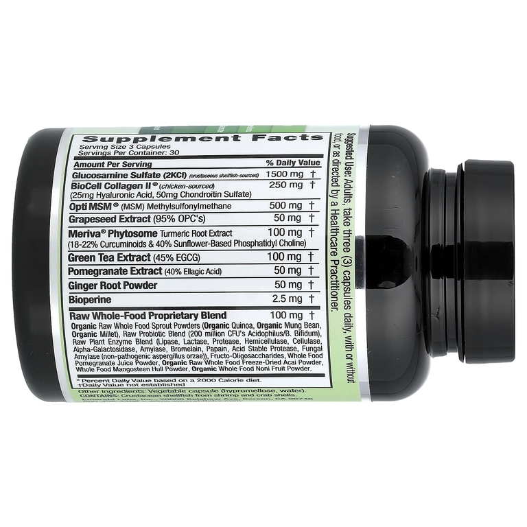 Emerald Laboratories, Здоровье суставов с коллагеном BioCell II, 90 растительных капсул