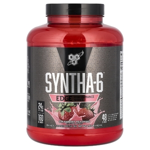BSN, протеиновая смесь для приготовления напитка, клубничный молочный коктейль, 1,82 кг (4,01 фунта)