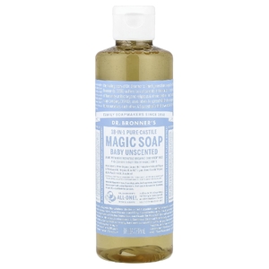 Dr. Bronner's, детское кастильское мыло, 18 в 1, без запаха, 237 мл (8 жидк. унций)