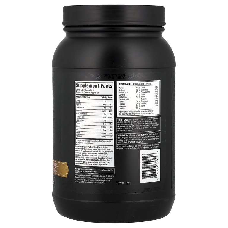 MuscleTech, сывороточный протеин, со вкусом двойного шоколада, 907 г (2 фунта)