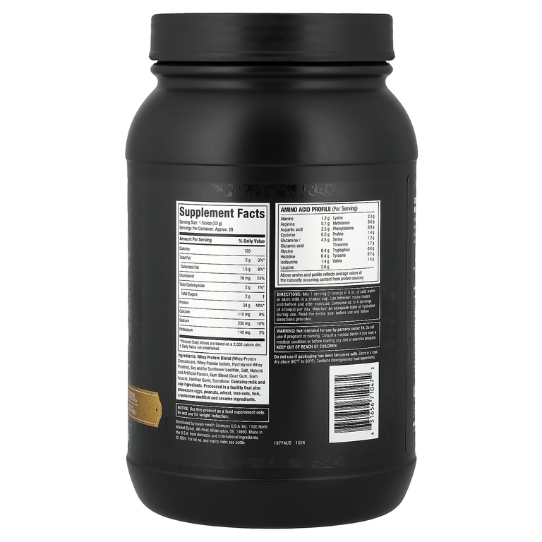 MuscleTech, сывороточный протеин, со вкусом ванильного крема, 907 г (2 фунта)