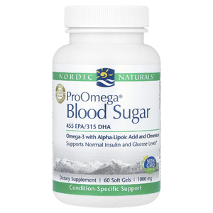 Nordic Naturals, Омега-3 с альфа-липоевой кислотой и хромом, 60 желатиновых капсул