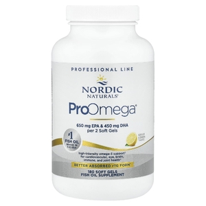 Nordic Naturals, омега-3, лимон, 180 желатиновых капсул (640 мг на капсулу)