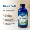 Nordic Naturals, жир из печени арктической трески, со вкусом лимона, 237 мл (8 жидких унций)