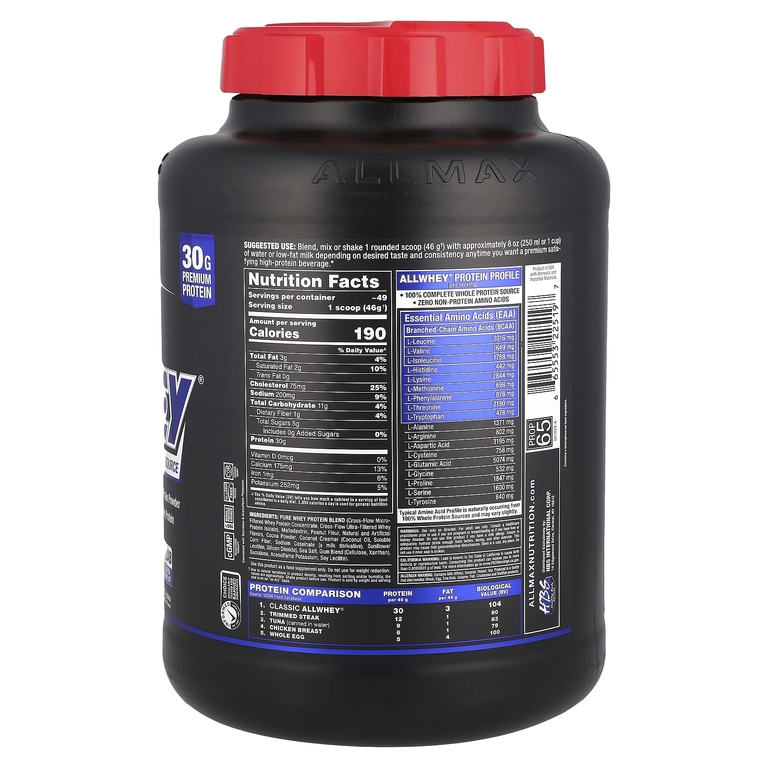 ALLMAX, сывороточный протеин, шоколад и арахисовое масло, 2,27 кг (5 фунтов)