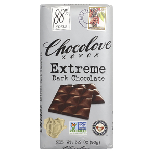 Chocolove, экстратёмный шоколад, 88% какао, 90 г (3,2 унции)