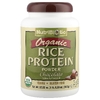 NutriBiotic, Органический необработанный рисовый белок, шоколад, 650 г (6,9 унц.)