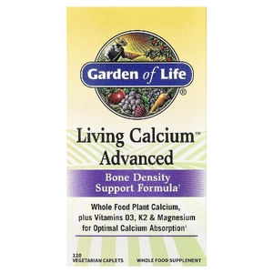 Garden of Life, Средство для поддержки плотности костей, улучшенная формула, 120 вегетарианских капсул