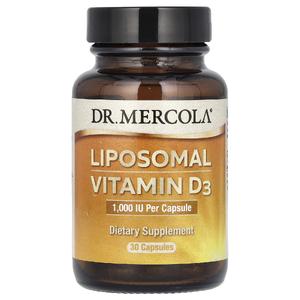 Dr. Mercola, липосомальный витамин D3, 25 мкг (1000 МЕ), 30 капсул