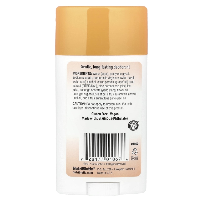 NutriBiotic, дезодорант, дыня с манго, 75 г (2,6 унции)
