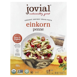 Jovial, органическая паста из древних злаков, эинкорн и перья, 340 г (12 унций)
