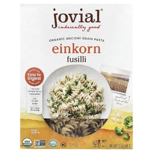Jovial, органическая паста из древних злаков, Einkorn fusilli, 340 г (12 унций)