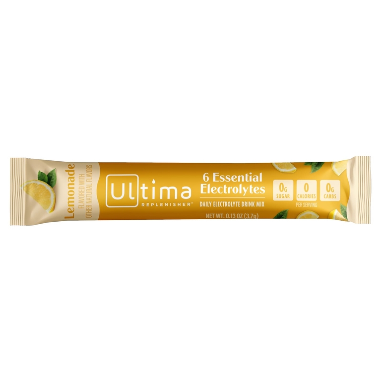 Ultima Replenisher, смесь для приготовления электролитического напитка, со вкусом лимонада, 20 стиков, 3,7 г (0,13 унции) каждый