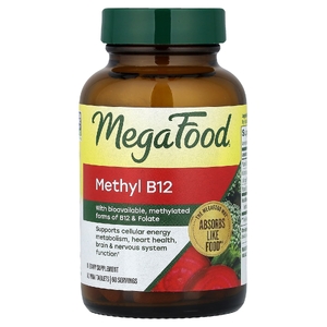 MegaFood, Метил B12, 60 мини таблеток