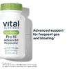Vital Nutrients, пробиотик при частом газообразовании и вздутии живота, 60 веганских таблеток
