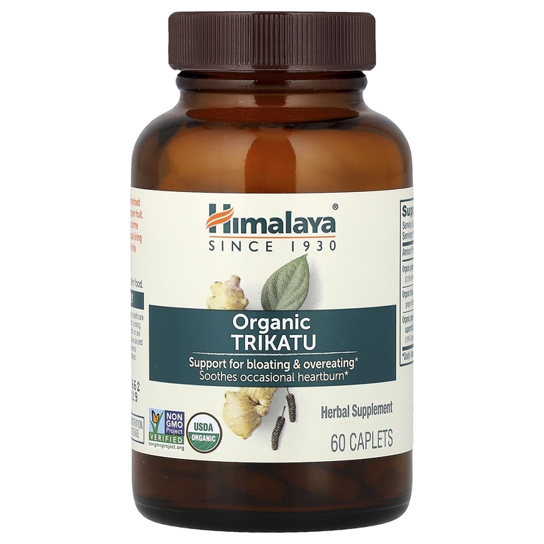 Himalaya, Трикату, улучшение работы желудка, 60 капсул