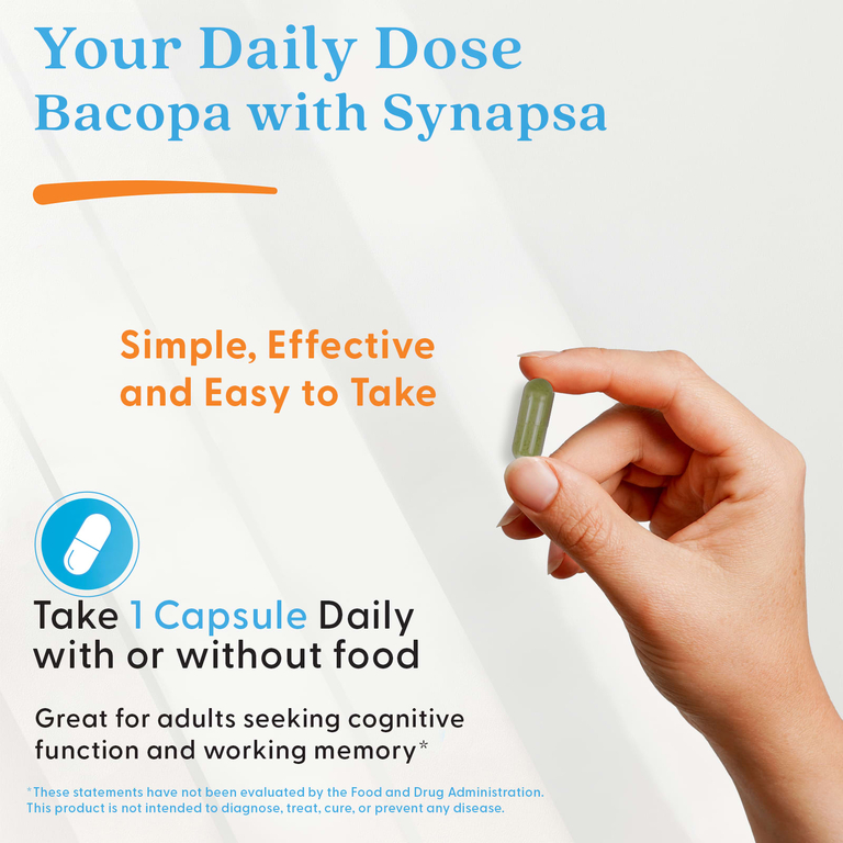 Doctor's Best, бакопа, 320 мг, 60 вегетарианских капсул