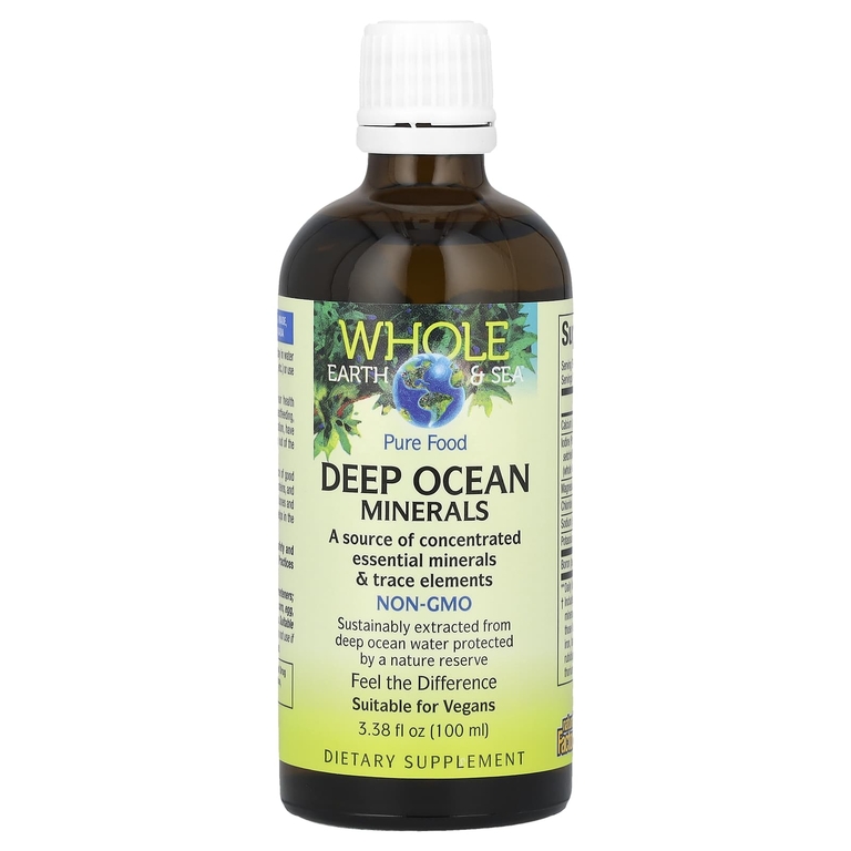 Natural Factors, Минералы из глубоких океанов, 100 мл (3,38 жидк. унц.)