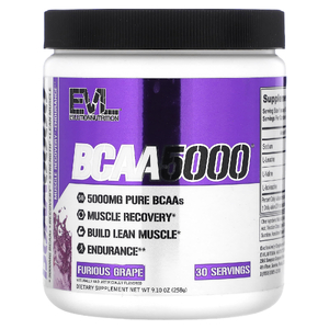 EVLution Nutrition, BCAA5000®, виноград Furious, 258 г (9,1 унции) (Товар снят с продажи) 