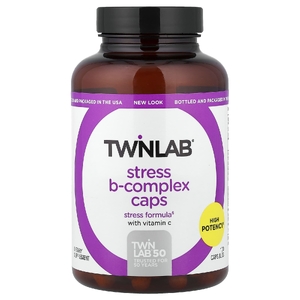 Twinlab, комплекс витаминов группы B, капсулы, 100 капсул
