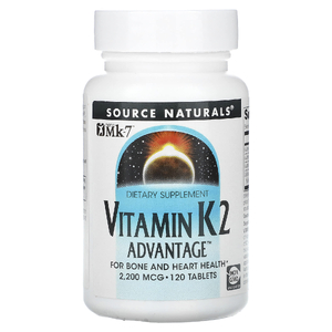 Source Naturals, витамин К2, 120 таблеток