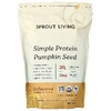 Sprout Living, простой протеин, тыквенные семечки, без добавок, 454 г (1 фунт)