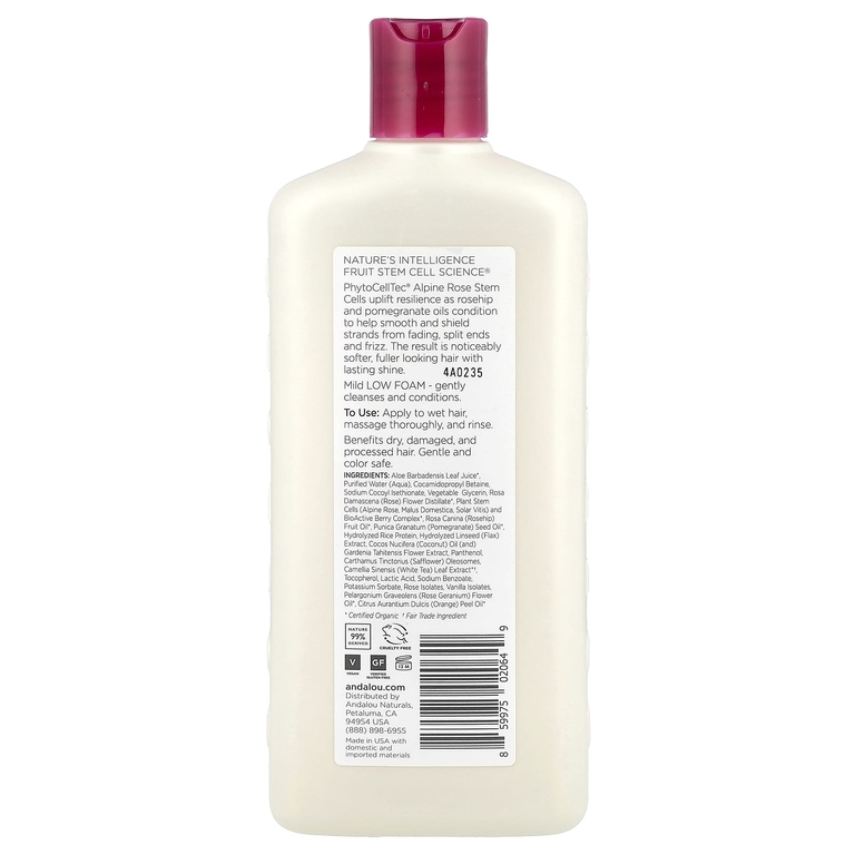 Andalou Naturals, шампунь для ухода за окрашенными волосами, 340 мл (11,5 жидк. унции)